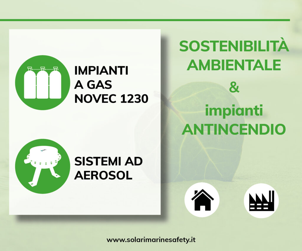 sostenibilità ambientale e impianti antincendio. manutenzione. d’installazione in tutta italia. 