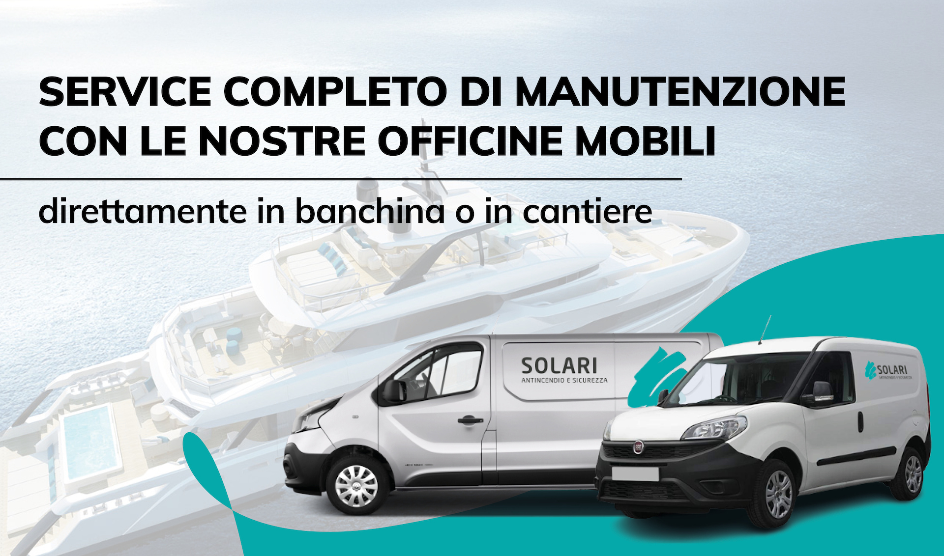 Officine mobili in banchina o cantiere