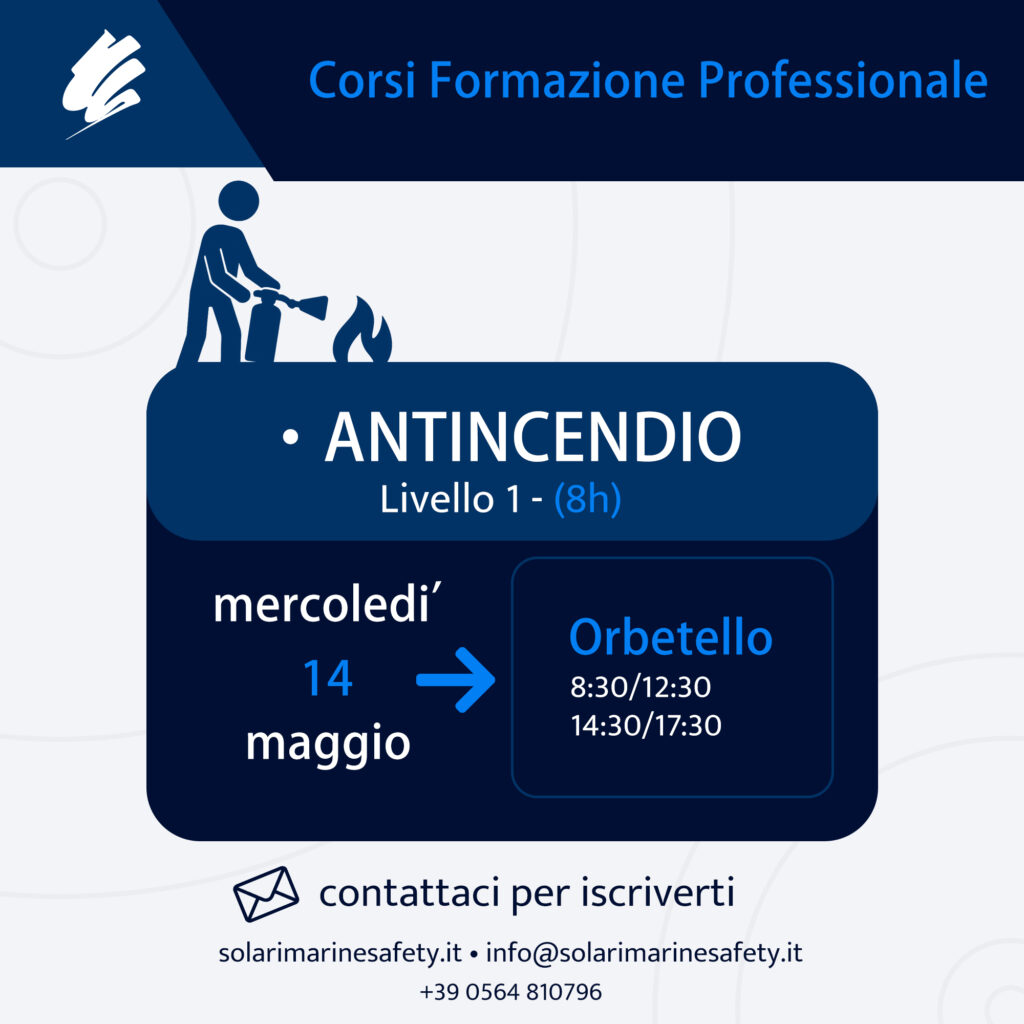 Antincendio liv1 -Solari Adv - Corsi Formazione