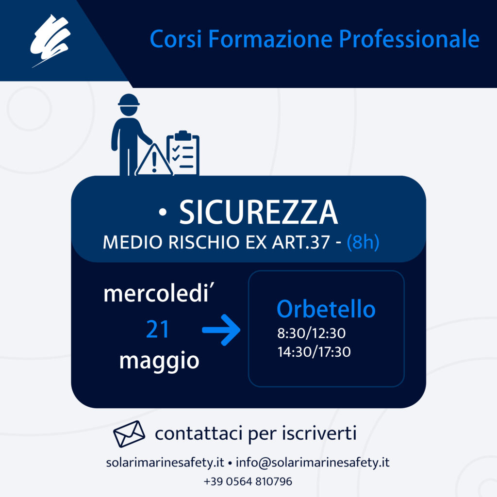 Sicurezza medio rischio -Solari Adv - Corsi Formazione